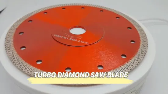 Ultra-Thin Mesh Turbo Blades for Ceramic, Marble & Stone Cutting